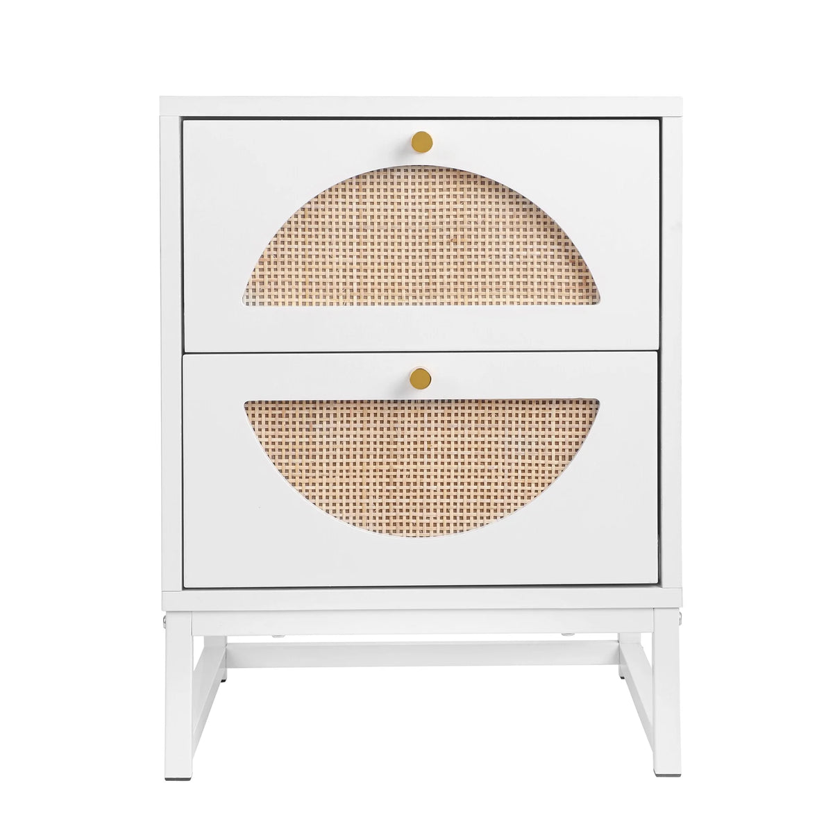 Nightstand Side Table with Two Drawer T162566