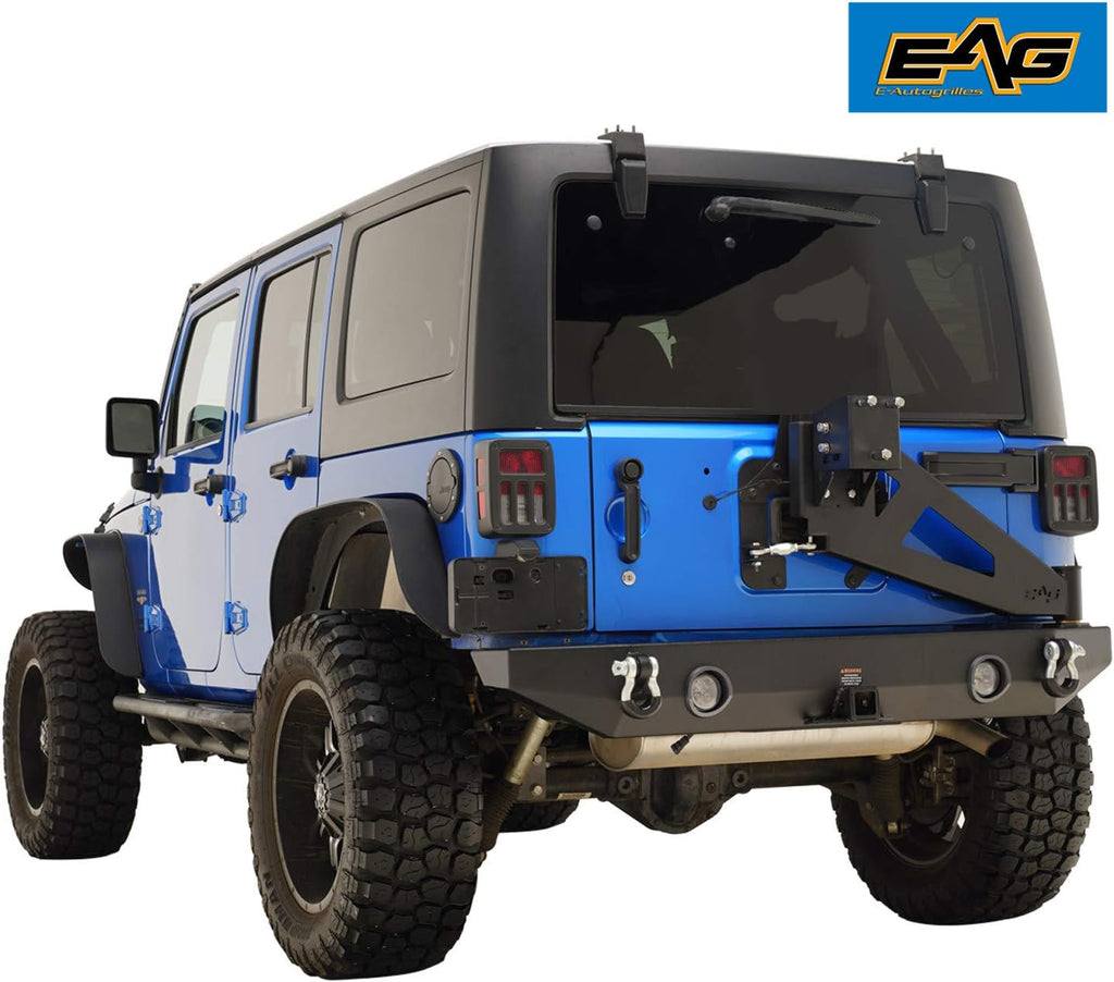 Rear LED Bumper with Tire Carrier K467