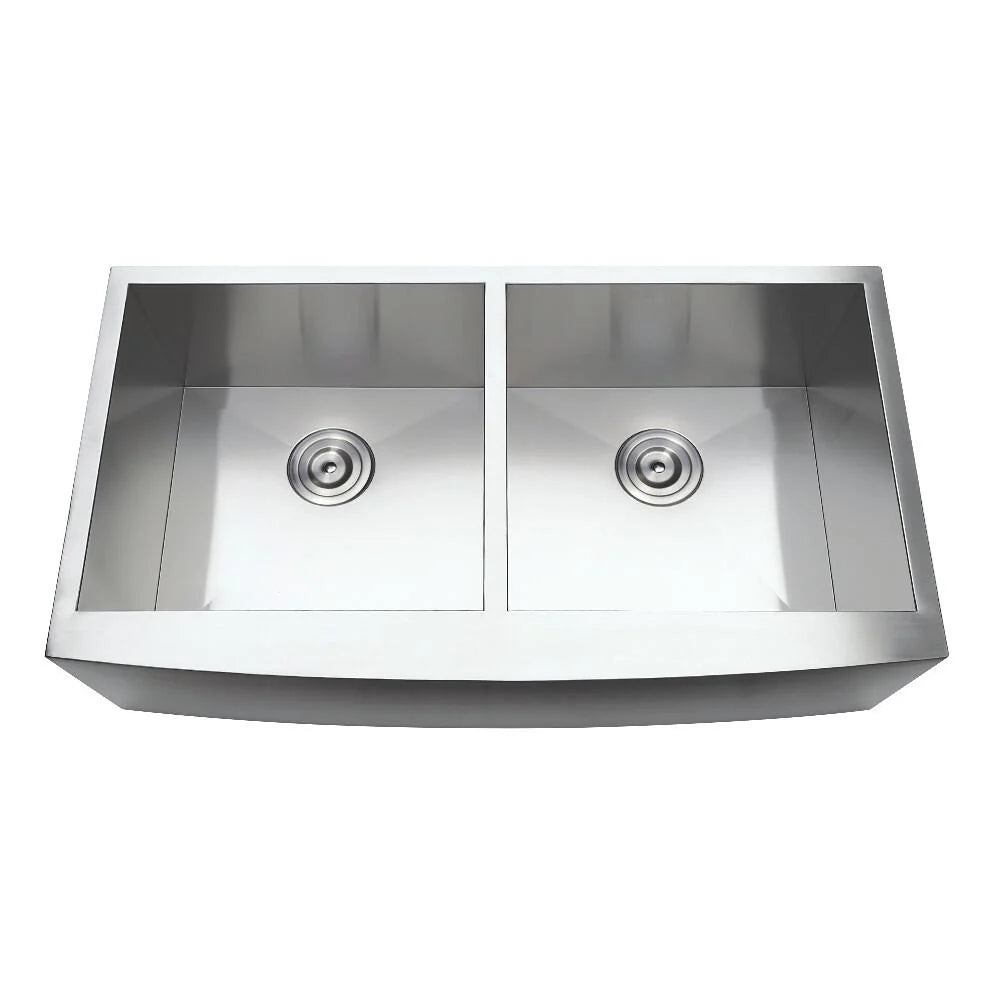 36 In Stainless Steel Double Farmhouse Kitchen Sink N217