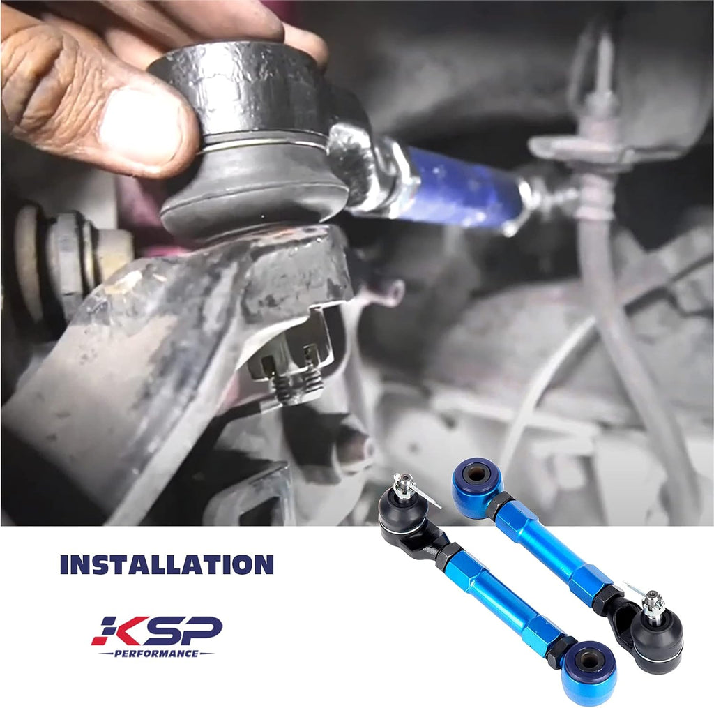 Lower Camber Arms Adjustable Blue Rear Camber Kits J83693