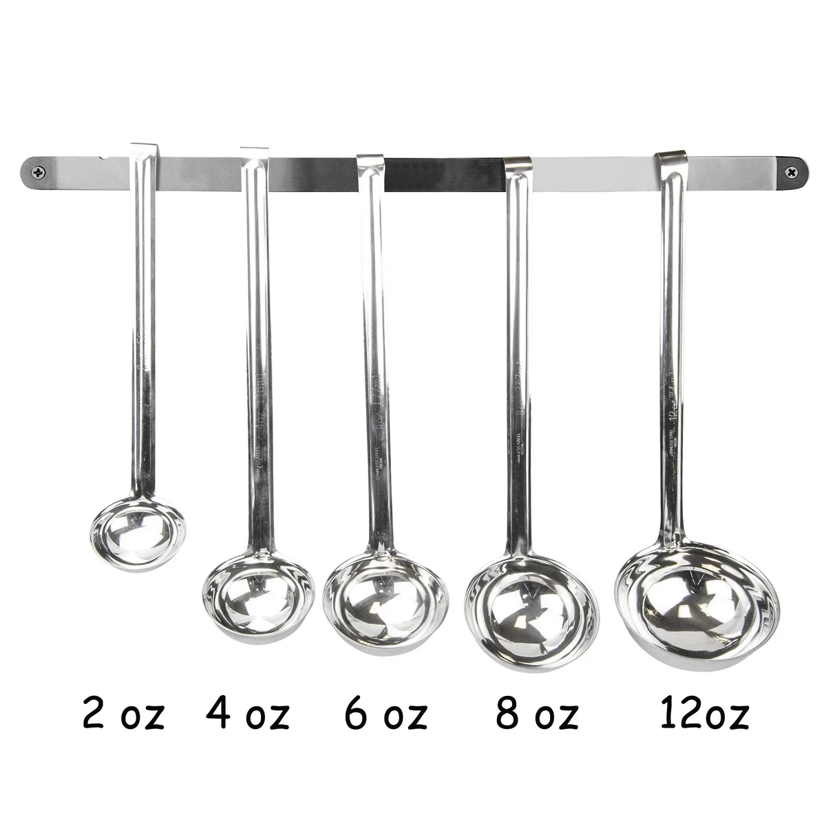 2 Pack 6 Oz Stainless Steel Soup Ladle R321884