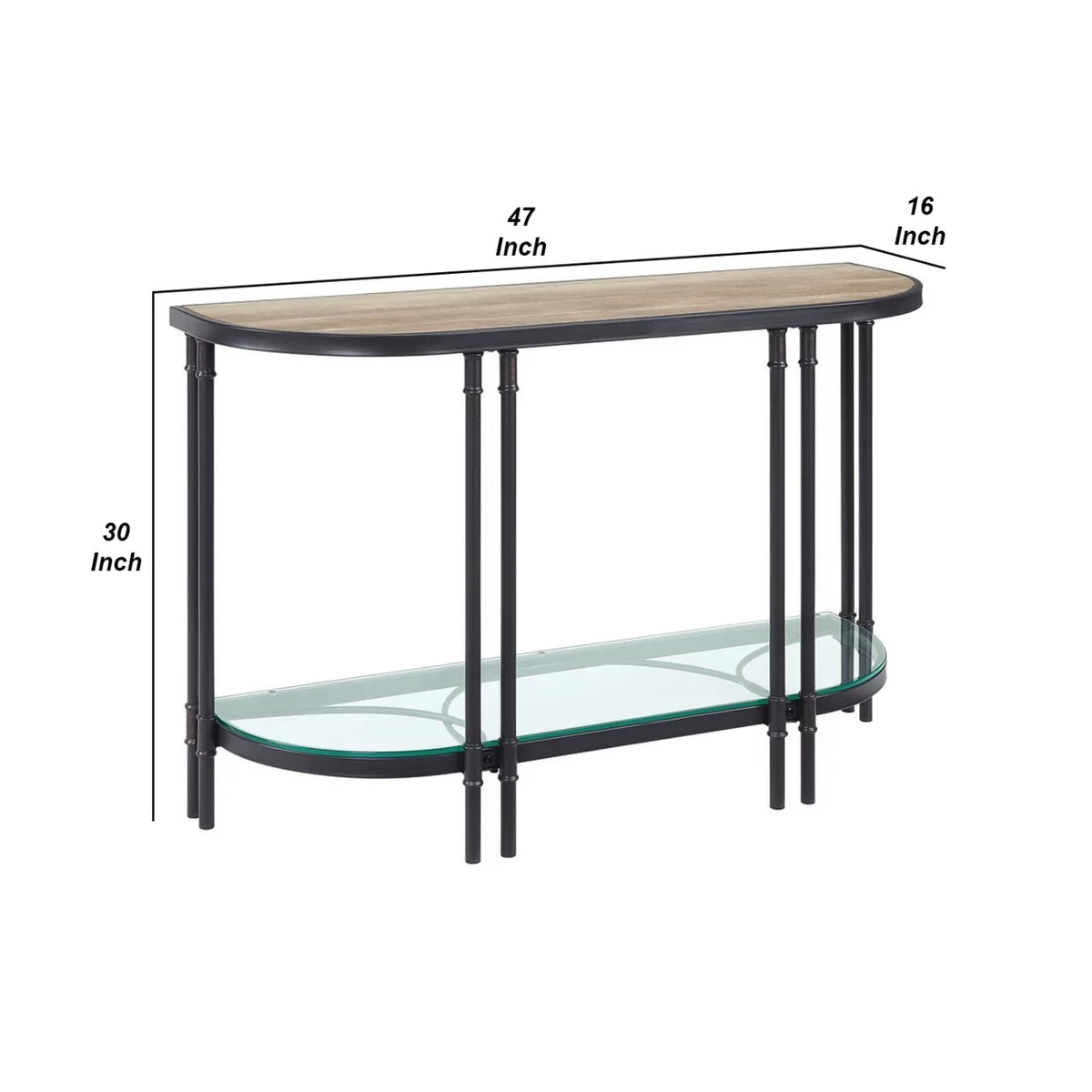 47 Inch Wood Sideboard Console Sofa Table S1381