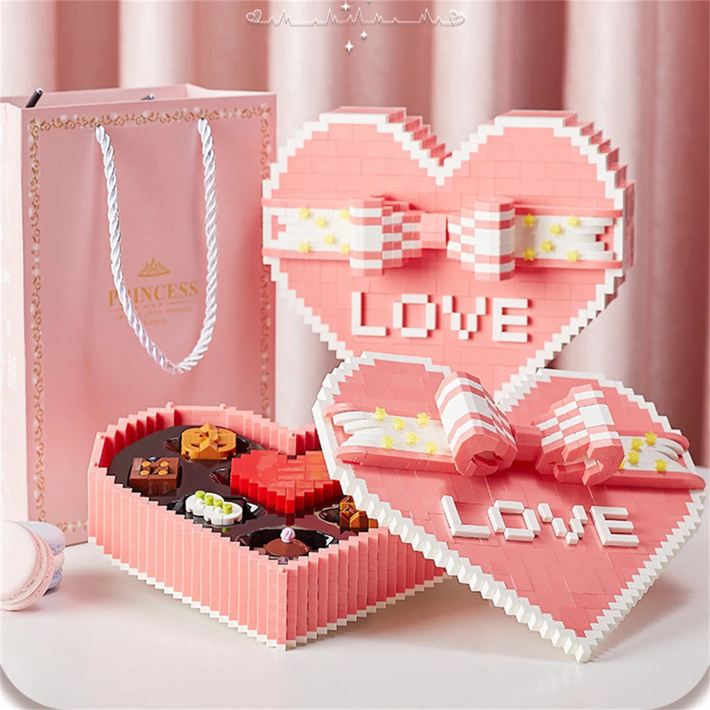 1999 Pieces Chocolate Building Blocks STEM Brick Kits Toy L3207