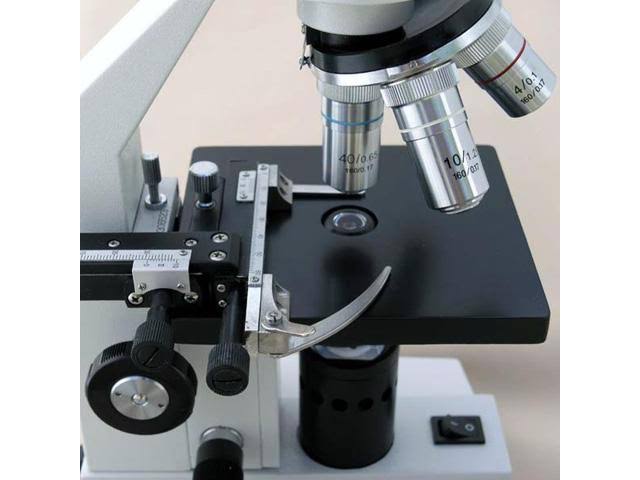 40X-640X Student Compound Microscope with Mechanical Stage Z76786