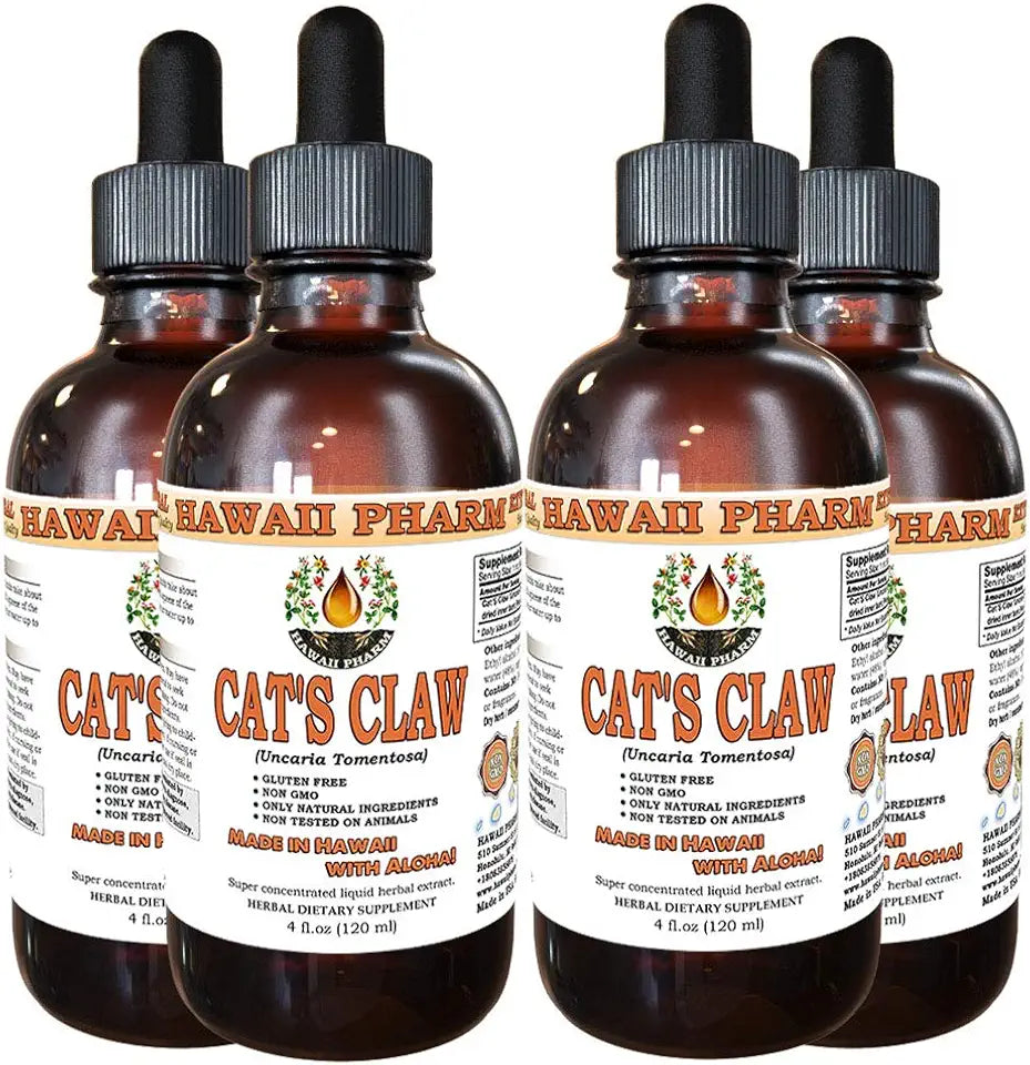 Cat's Claw Liquid Extract 4 x 4 oz D81298