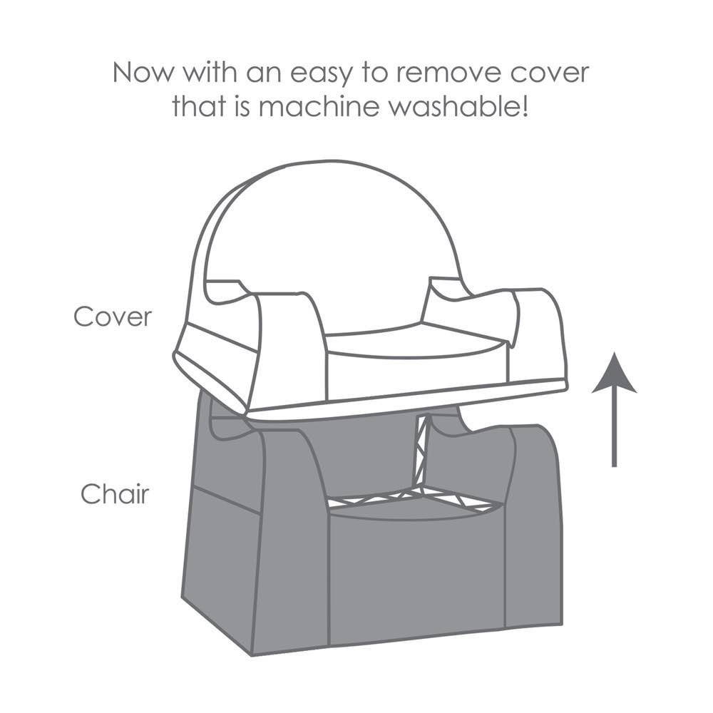 White/Black Comic Book Reader Chair G161