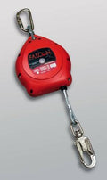 Red Stainless Steel Rope Self-Retracting Lifeline with Tagline and Carabiner U16631