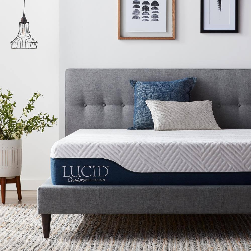 Gel and Aloe Vera Hybrid Memory Foam Mattress Twin XL O3642