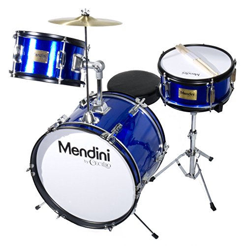 3 Piece 16 inch Kids Drum Set with Snare Cymbal Drumsticks N46767