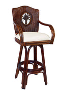 Swivel Rattan Barstool B3041