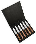 Walnut Wood 6-Knife Steak Knives Set P123959