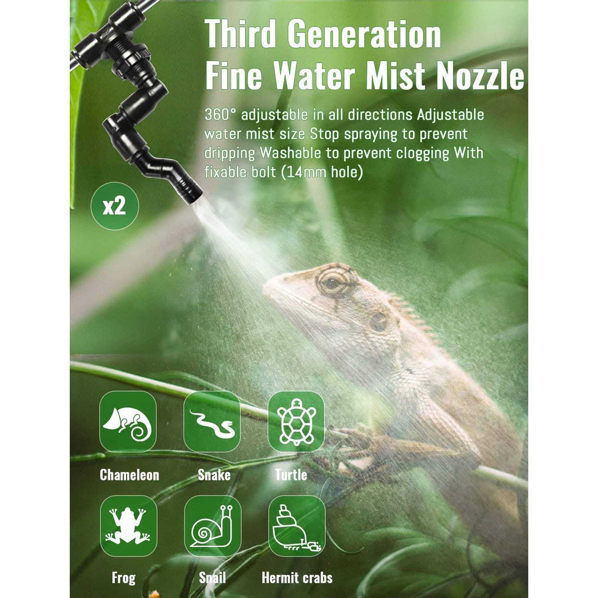 Automatic Reptile Misting System with Timer H85731