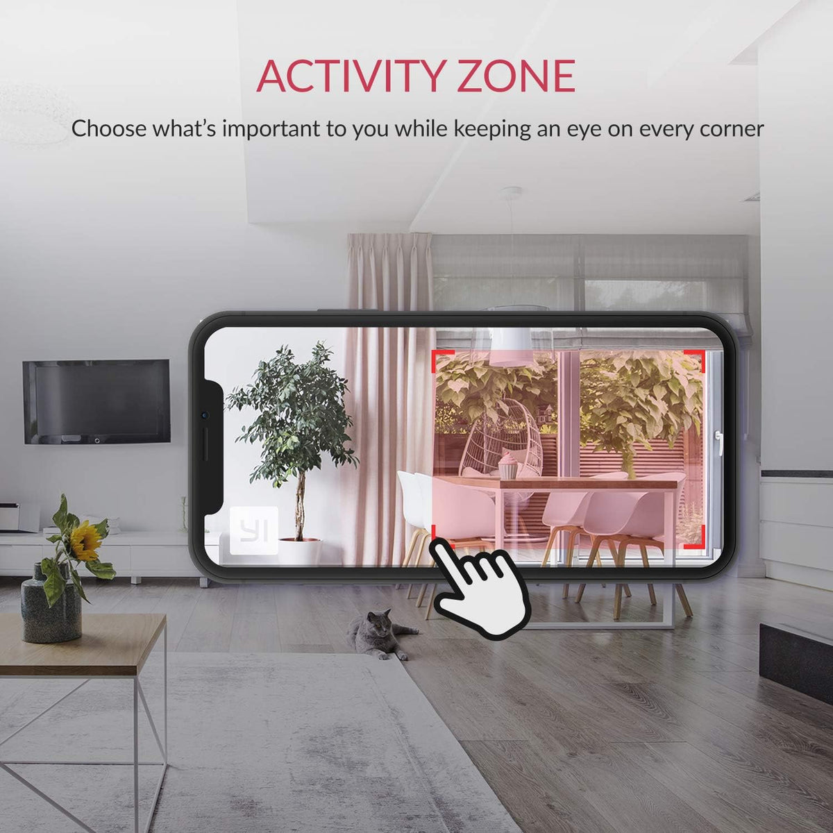 2pc 1080p WiFi Smart Indoor Security Camera with Night Vision K95977