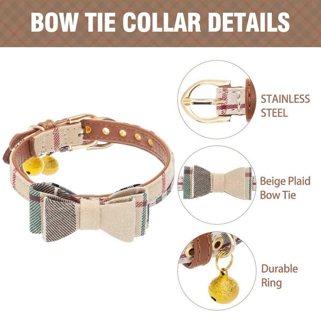 Bow Tie Dog Collar and Leash Set W16718