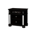 Black Traditional Nightstand M18215