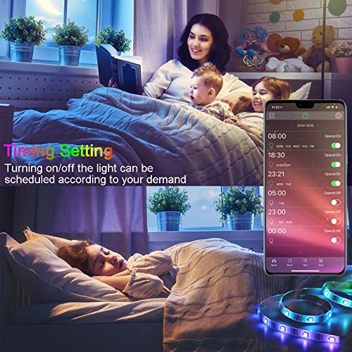 25FT RGB LED Strip Lights with 44 Keys IR Remote N420948
