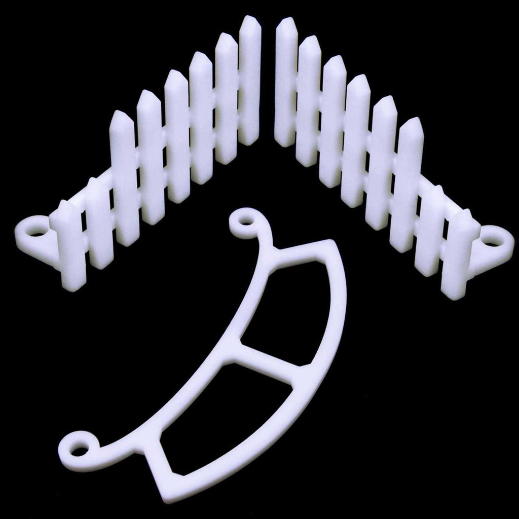 3 Pcs Bird Perch with Side Fence Q1696