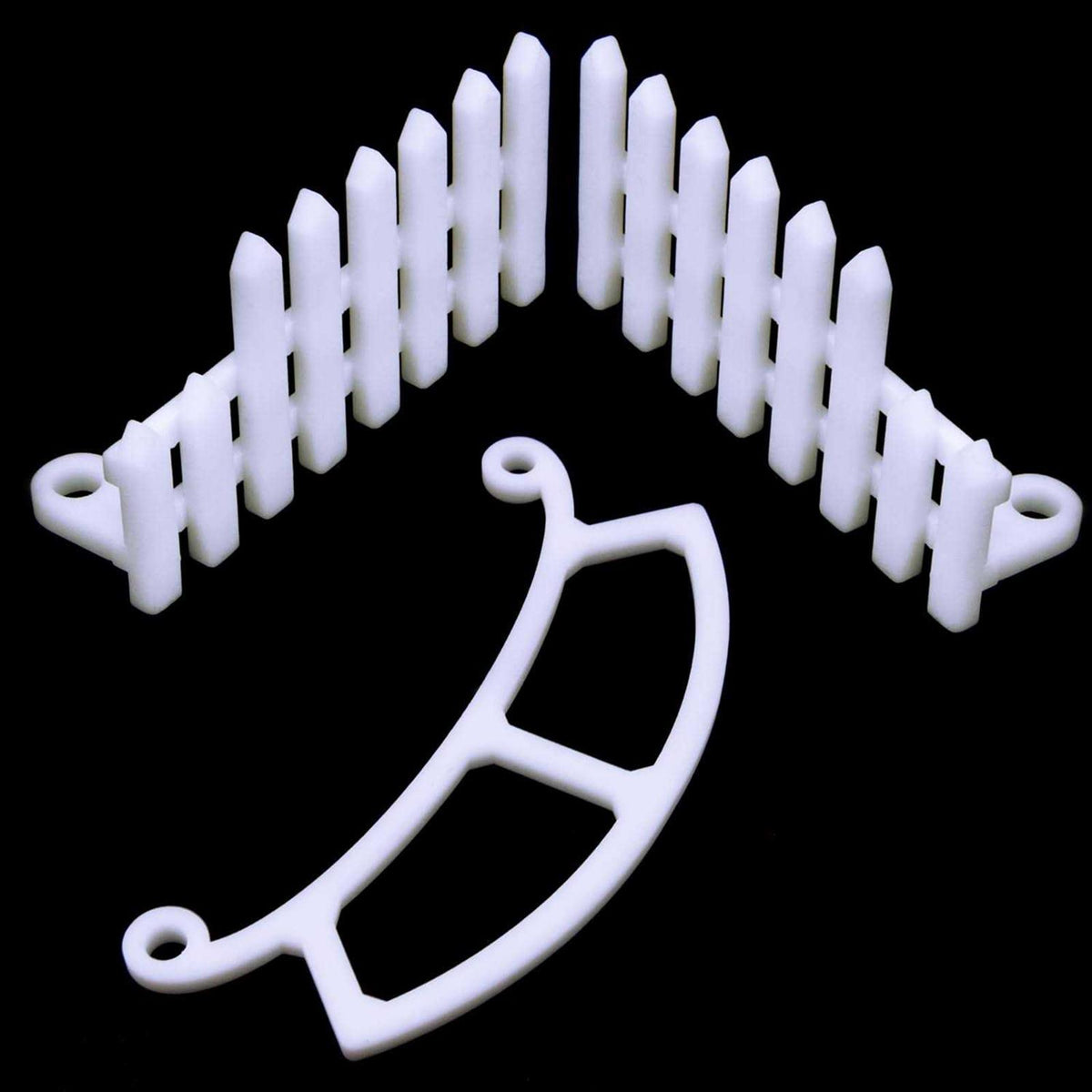 3 Pcs Bird Perch with Side Fence Q1696