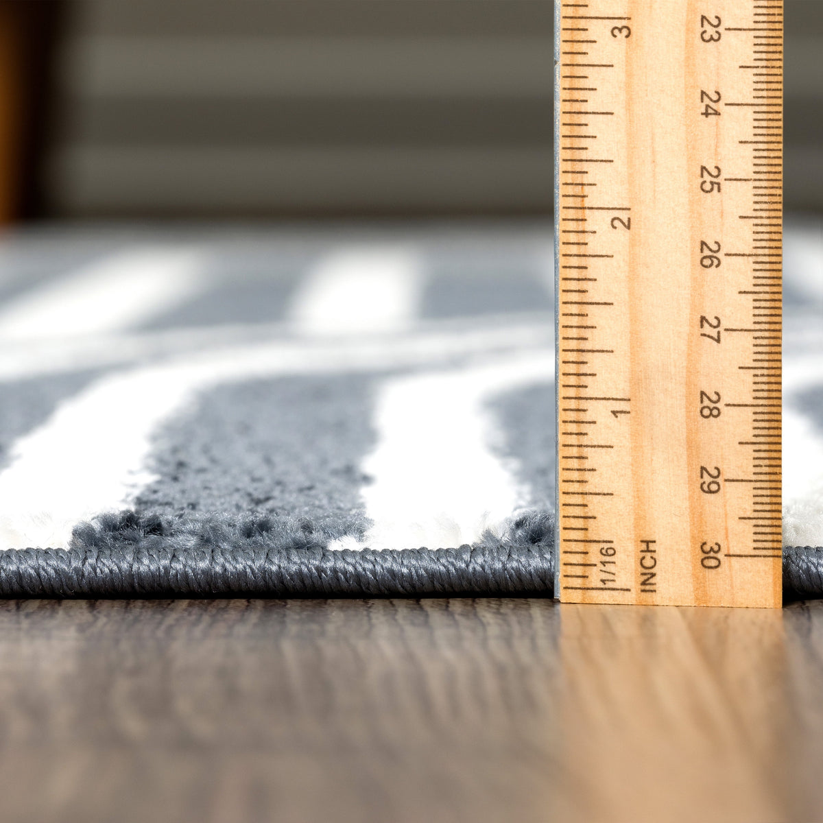 8 x 10 Cream Charcoal Area Rug W3642