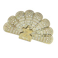 1:12 Scale Metal Peacock Fan Fireplace Screen P31521