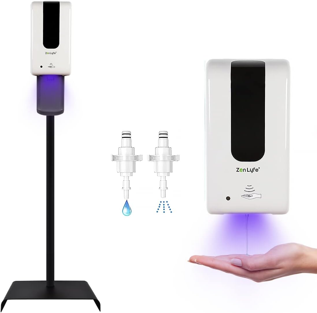 Touchless Steel Hand Sanitizer Station with 1200ml Capacity V3536