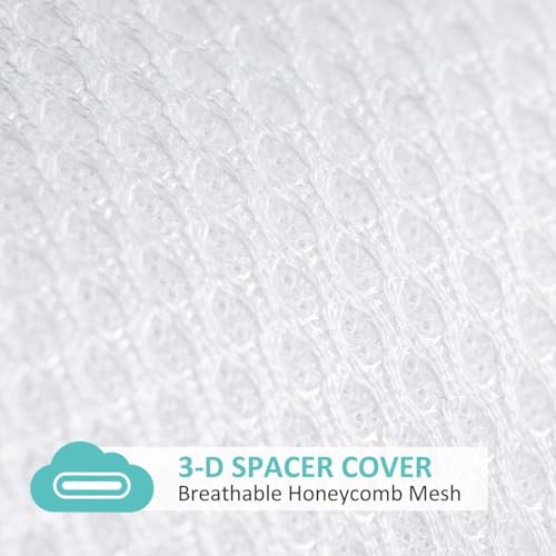 Dual-Sided Memory Foam Crib Mattress with Washable Mesh Cover I280