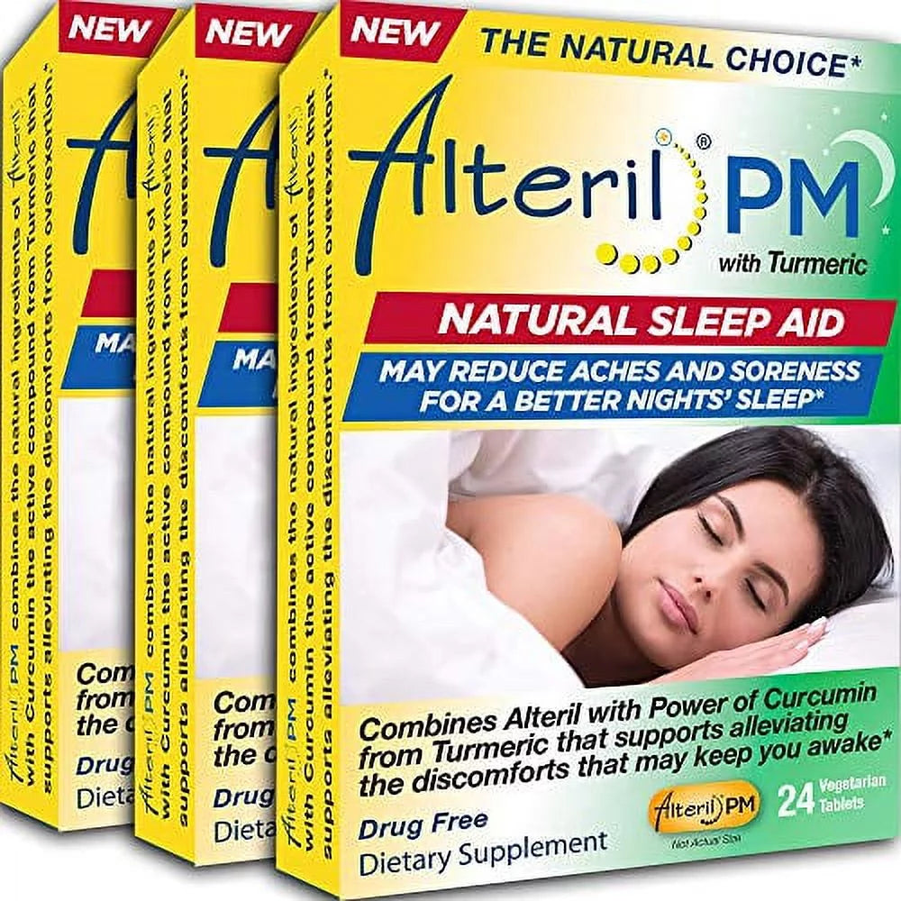Natural Sleep Aid Tablets, 24 Count, 6 Pack B902