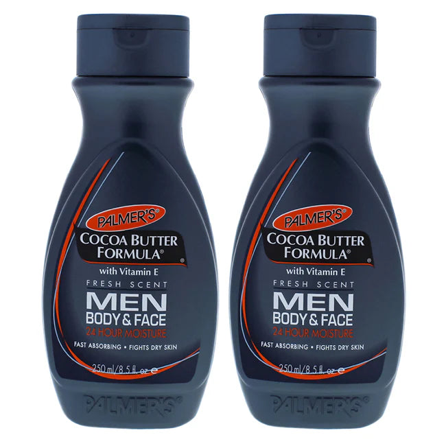 Cocoa Butter Men Body and Face Lotion - Pack of 2 - 8.5 oz Body Lotion V178828