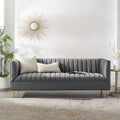 Gray Performance Velvet Sofa H27611