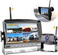 Wireless 1080P RV Backup Camera with 7'' DVR 4 Split Screen Monitor Y474067