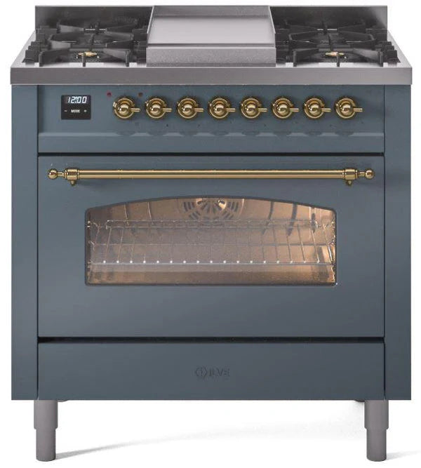 36 Dual Fuel Propane Gas Range I833