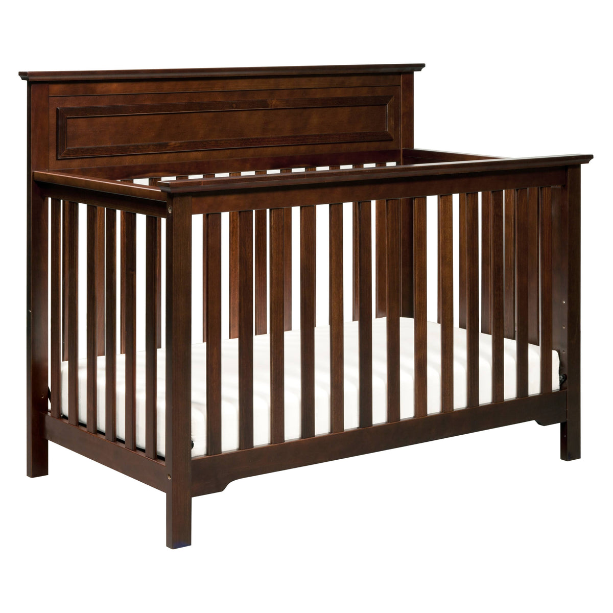 4-in-1 Convertible Crib, Dark Brown L102