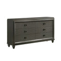 Black 6-Drawer Dresser C30455