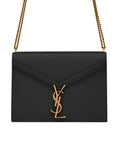 Medium Chain Bag in Embossed Leather S1154