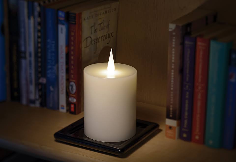Flameless Wax Candles (Set of 3) J11354
