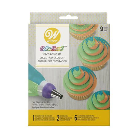 3-Color 9-Piece Cake Decorating Kit C209