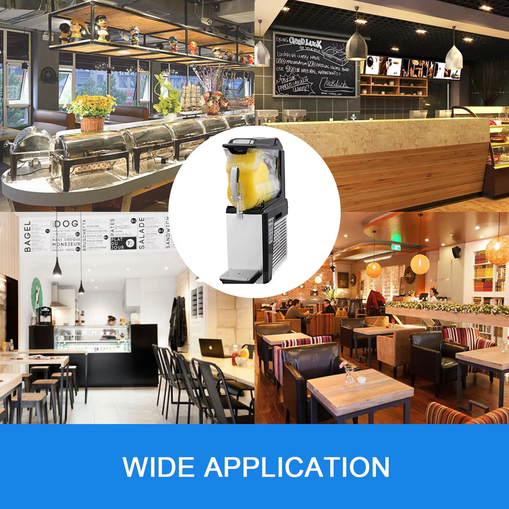 10L Single-Bowl Commercial Slush Frozen Drink Machine H6130