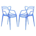 Modern Wire Design Chair Set of 2 W7476