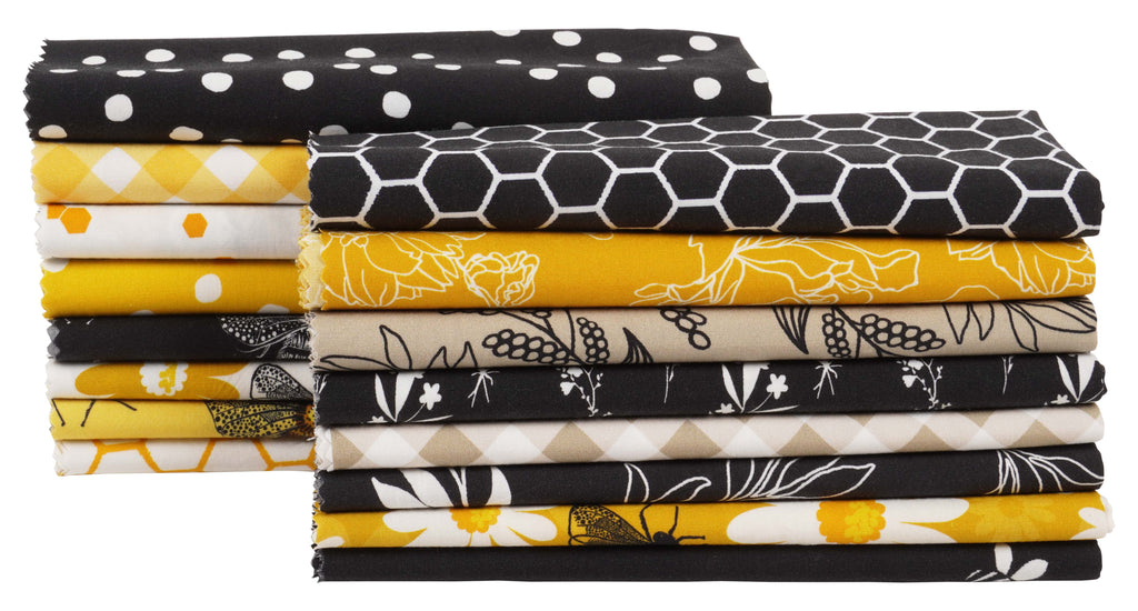 16 Pc 100% Cotton Pre-Cut Quilting Fabric A4864