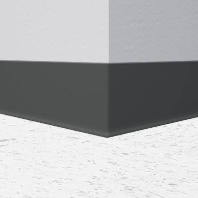 Charcoal Rubber Wall Base 6x22 x 100 Roll with Toe I287323